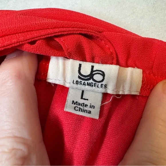 Ya Los Angeles Red Sleeveless Midi Sundress - Picture 7 of 7